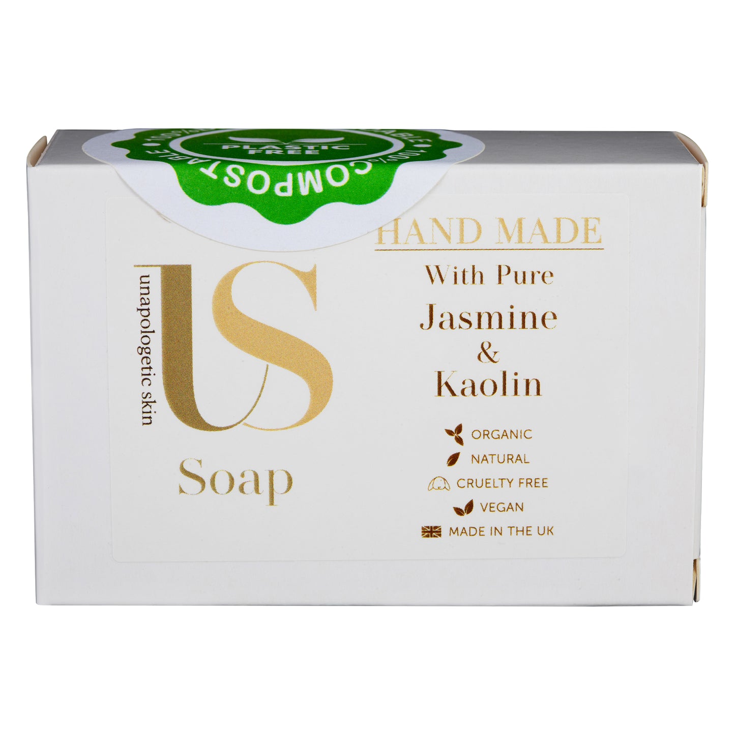 Handmade Organic & Natural Jasmine & Kaolin Clay soap