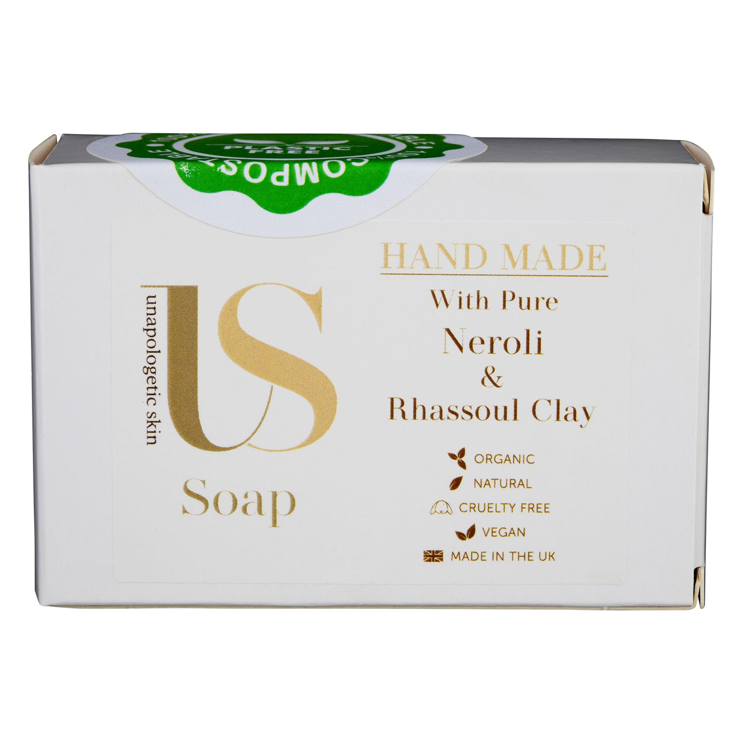 Handmade Organic Neroli & Rhassoul Clay soap