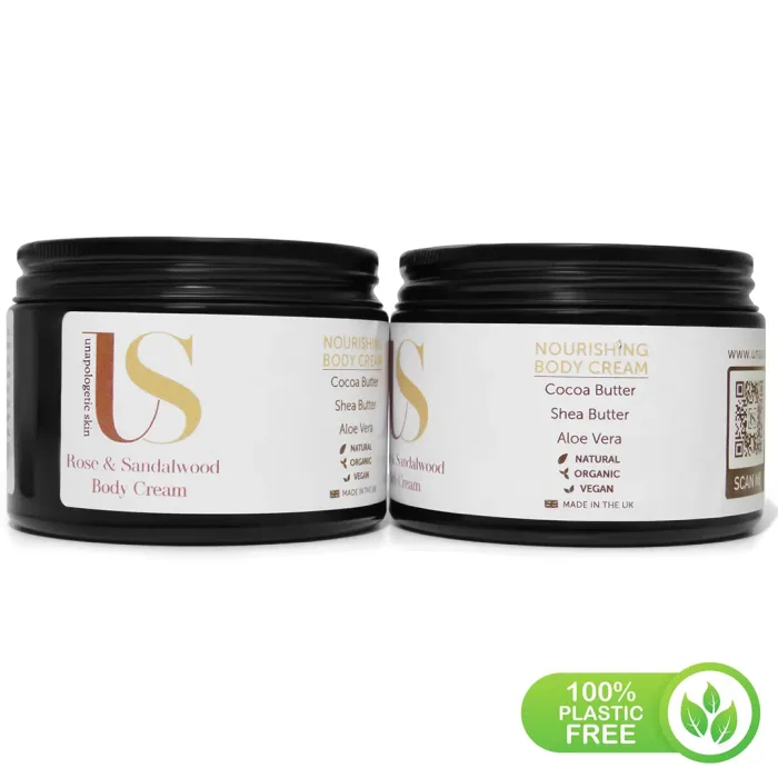 Rose and Sandalwood Body Cream Duo